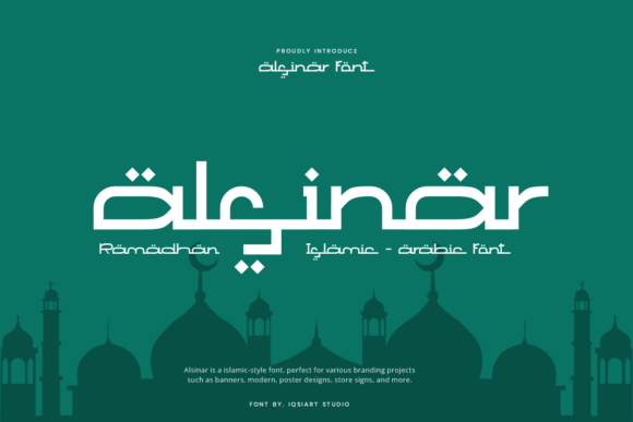 Alsinar: A Display Font That Speaks Culture & Clarity