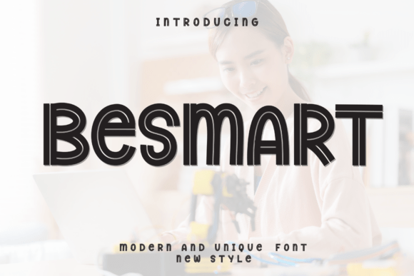 Besmart Font: A Retro-Modern Display Typeface for Makers