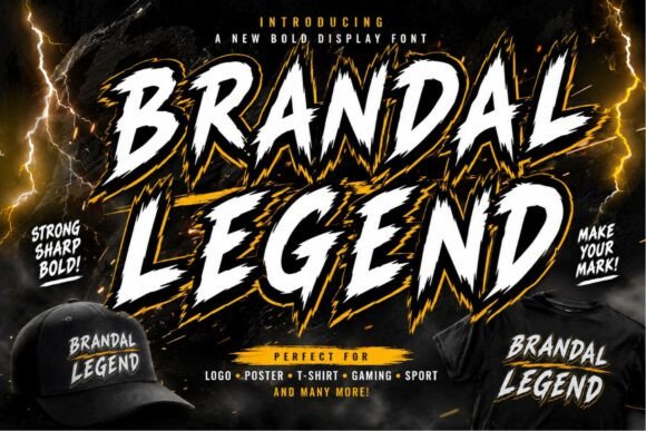 Brandal Legend: A Bold Display Font for High-Impact Campaigns