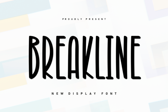 Breakline Font: A Bold, Clean Display Typeface for Small Businesses