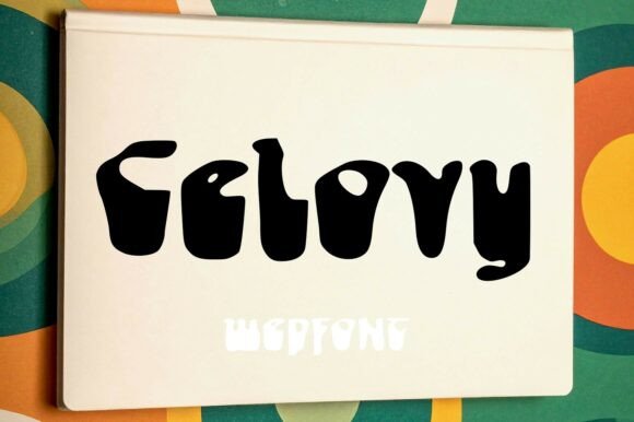 Celovy: A Vibrant Display Font for Bold Digital Headlines