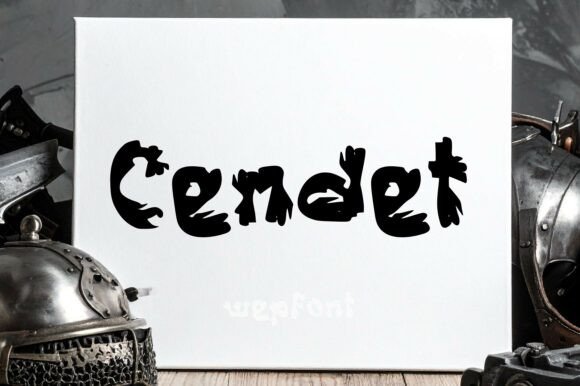 Cendet: A Raw Display Font for Editorial Presence