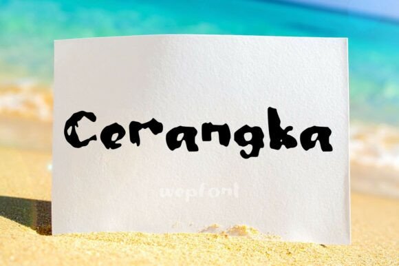 Cerangka: A Display Font That Feels Like Handmade Magic