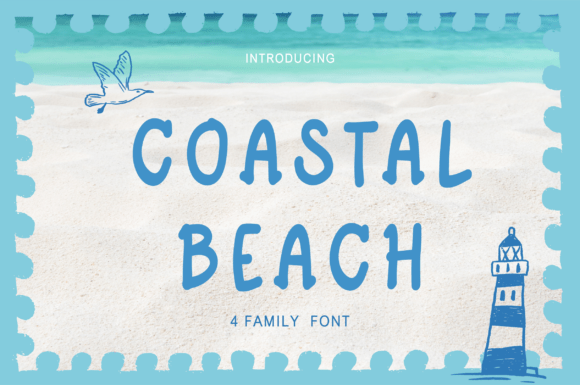Coastal Beach: A Display Typeface That Anchors Your Digital Brand