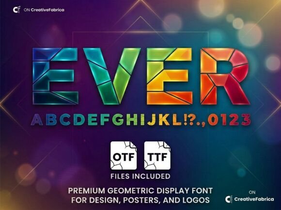 Ever: A Display Font That Commands Attention