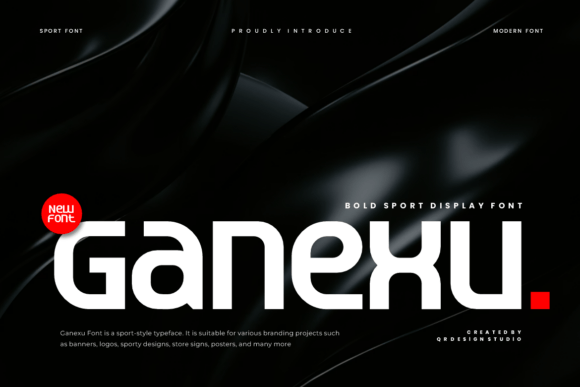Ganexu: A Bold Display Typeface That Elevates Small Business Branding