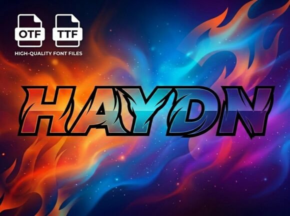 Haydn: A Bold Display Font That Makes Your Brand Unforgettable