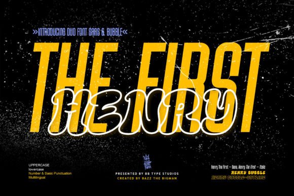 Henry the First Duo: A Display Font That Actually Works in Real Branding