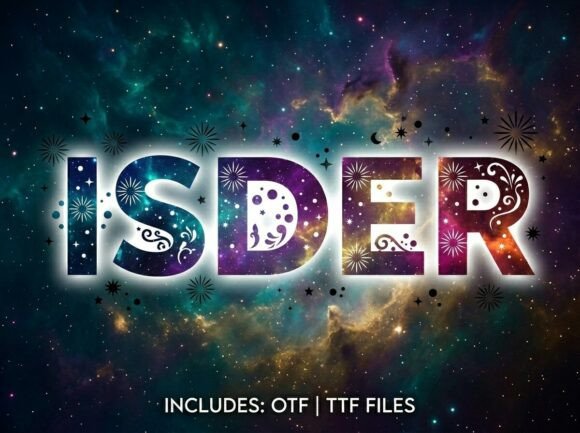 Isder: A Standout Display Font for Small Business Branding