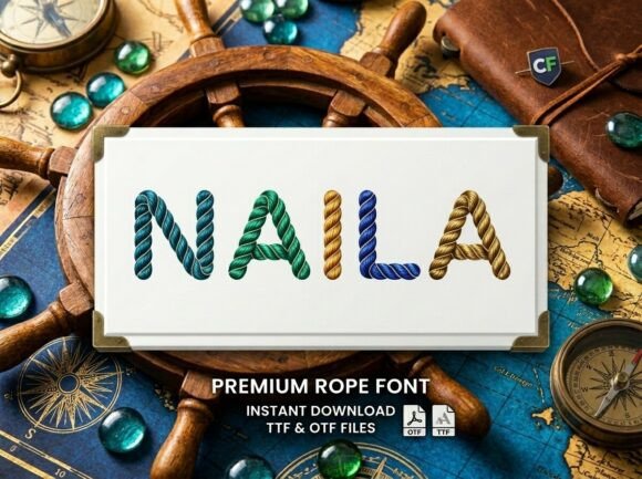 Naila: A Clean, Architectural Display Font for Digital Brands