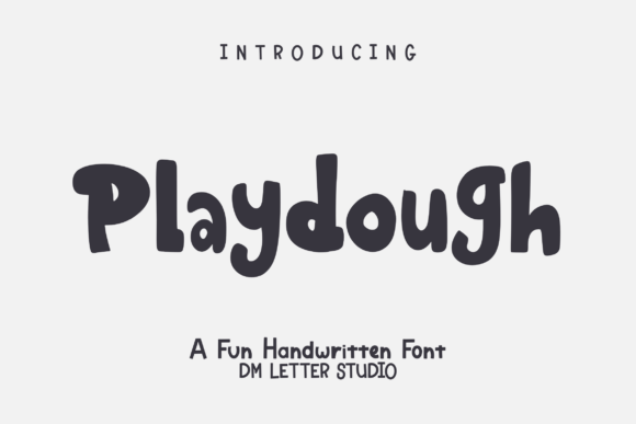 Playdough: A Cheerful Display Font for Editorial Playfulness