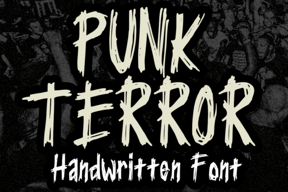 Punk Terror: A Display Font That Screams Campaign Energy