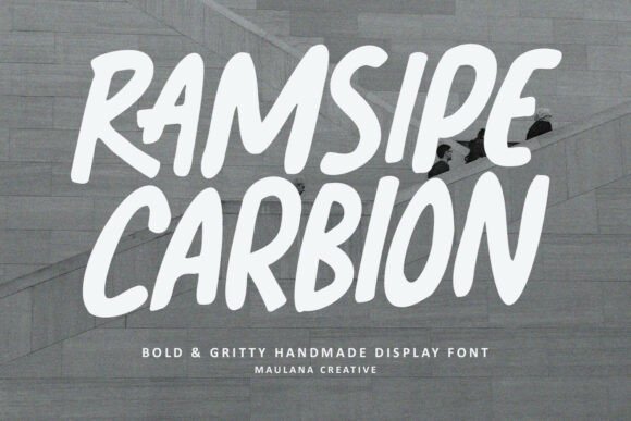 Ramsipe Carbion: A Display Font with Soul