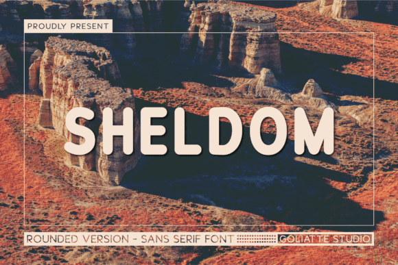 Sheldom Font: A Warm, Bold Display Typeface for Small Business Branding