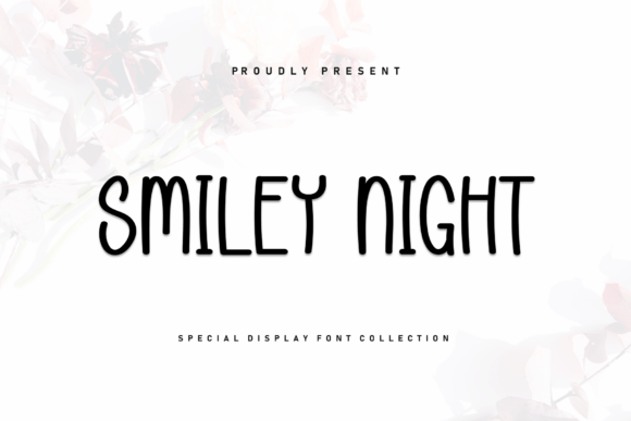 Smiley Night Font: A Dreamy Display Typeface for Small Business Branding