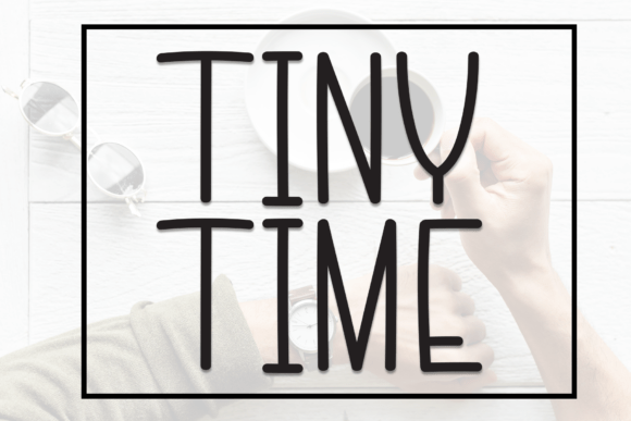 Tiny Time: A Minimalist Handwritten Font for Small Business Branding