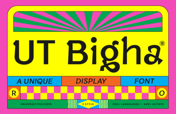 Ut Bigha: A Display Font That Feels Like Hand-Drawn Magic
