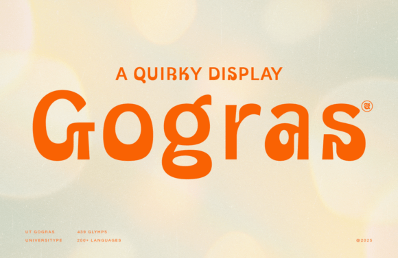 Ut Gogras: A Bold Display Font That Builds Brand Trust