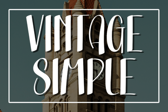 Vintage Simple: A Display Font That Builds Brand Trust